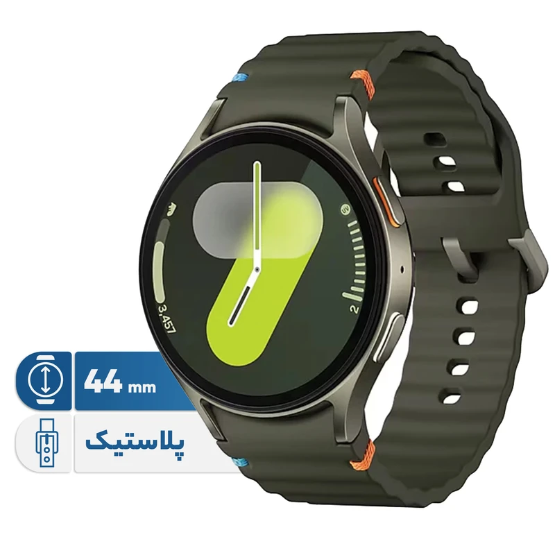 ساعت هوشمند سامسونگ Galaxy Watch 7 44mm دارای قابلیت های کنترل موسیقی (Music Player) بند پلاستیک