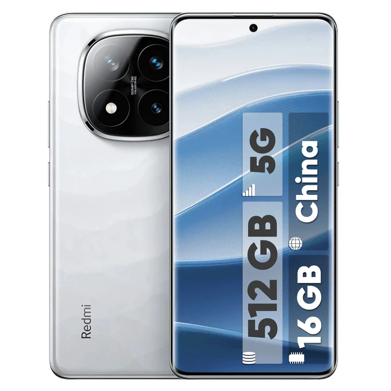  موبایل شیائومی مدل Redmi Note 14 Pro Plus 5G دو سیم کارت ظرفیت 512  و رم 16 گیگابایت