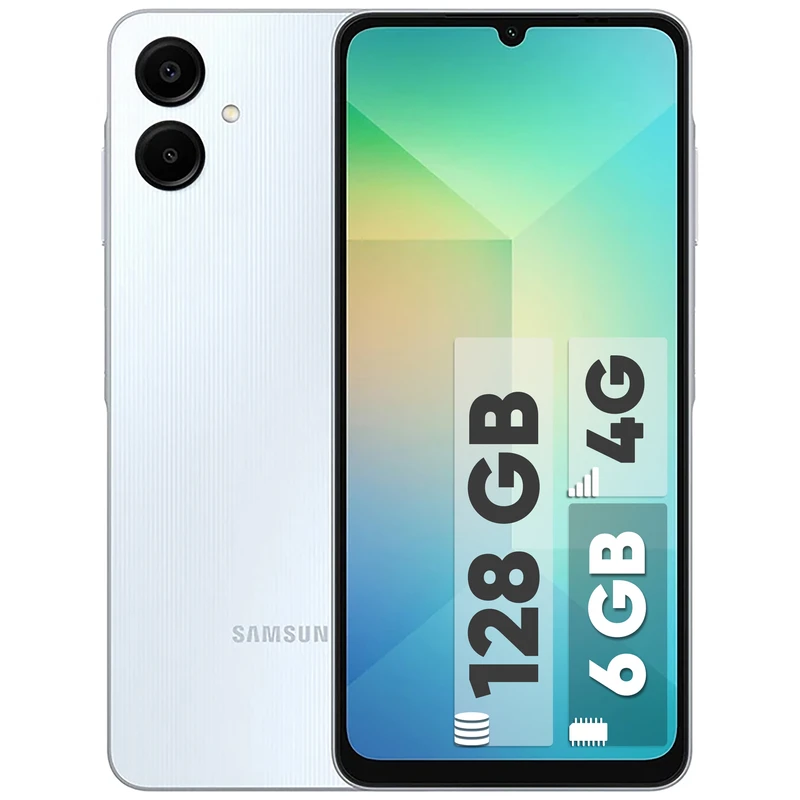  موبایل سامسونگ Galaxy A06  ظرفیت 128  و رم 6 گیگابایت