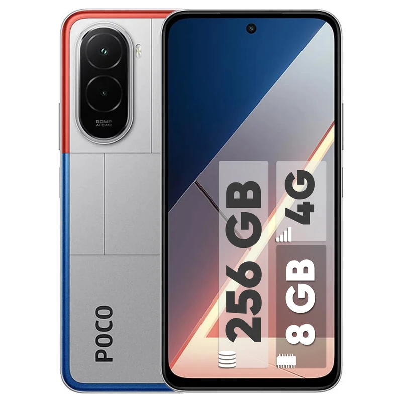 موبایل شیائومی مدل Poco M7 4G ظرفیت 256 و رم 8 گیگابایت