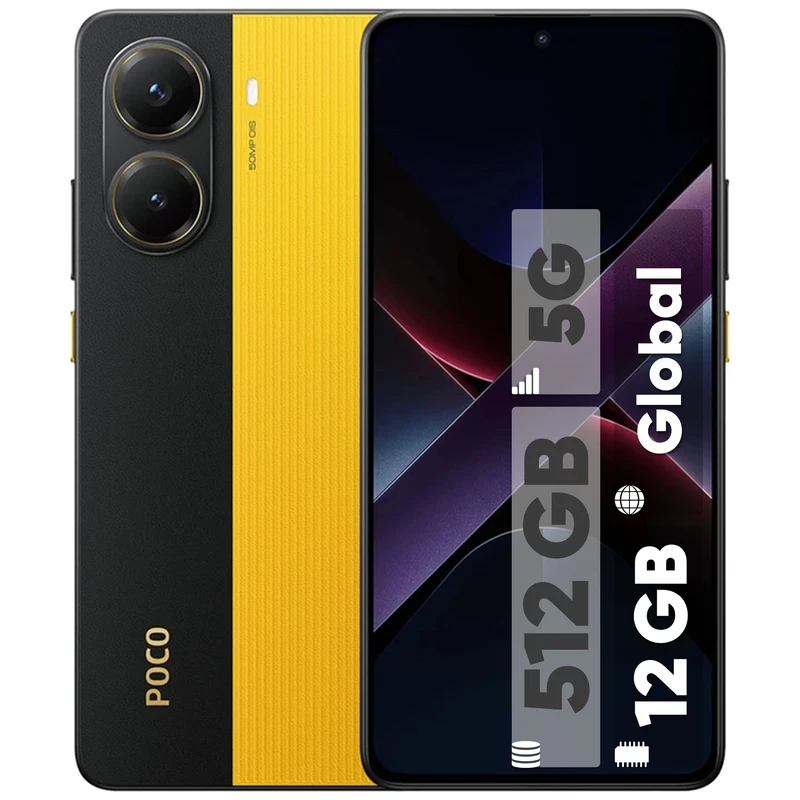  موبایل شیائومی مدل Poco X7 Pro دو سیم کارت ظرفیت 512 و رم 12 گیگابایت - گلوبال