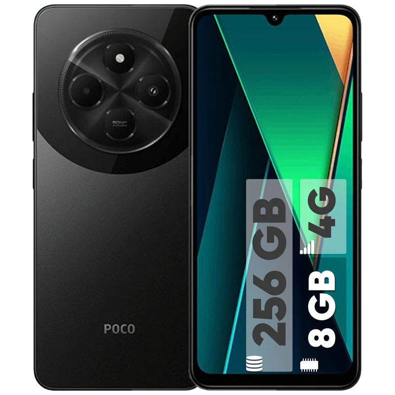 موبایل شیائومی Poco C75 ظرفیت 256 و رم 8 گیگابایت